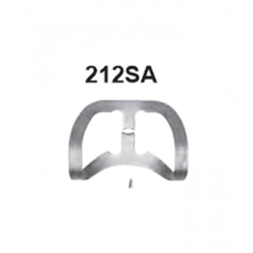 Anterior clamps: 212SA (Rubberdam clamps) 5733-212SA